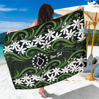 Personalised Cook Islands Palmerston Sarong Tiare Maori Polynesian Waves Tattoo