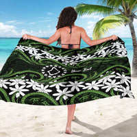 Personalised Cook Islands Palmerston Sarong Tiare Maori Polynesian Waves Tattoo