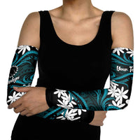 Personalised Cook Islands Penrhyn Atoll Arm Sleeves Tiare Maori Polynesian Waves Tattoo LT14 - Polynesian Pride