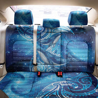 New Zealand Humpback Whale Matariki Back Car Seat Cover Maori New Year Taniko Niho Taniwha
