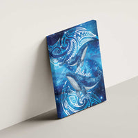 New Zealand Humpback Whale Matariki Canvas Wall Art Maori New Year Taniko Niho Taniwha