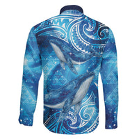 New Zealand Humpback Whale Matariki Family Matching Off Shoulder Short Dress and Hawaiian Shirt Maori New Year Taniko Niho Taniwha