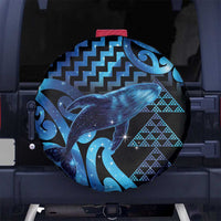 Humpback Whale Matariki New Zealand Spare Tire Cover NZ Maori Paikea Poutama Luxury Blue