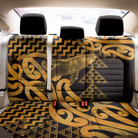 Humpback Whale Matariki New Zealand Back Car Seat Cover NZ Maori Paikea Poutama Luxury Gold