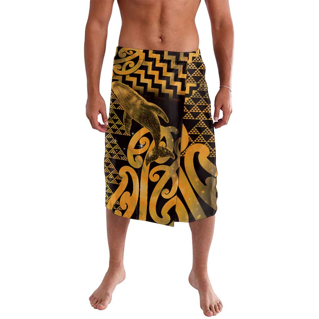 Humpback Whale Matariki New Zealand Lavalava NZ Maori Paikea Poutama Luxury Gold