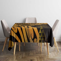 Humpback Whale Matariki New Zealand Tablecloth NZ Maori Paikea Poutama Luxury Gold LT14 - Polynesian Pride