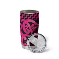Humpback Whale Matariki New Zealand Tumbler Cup NZ Maori Paikea Poutama Luxury Pink