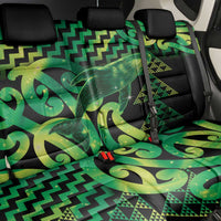 Humpback Whale Matariki New Zealand Back Car Seat Cover NZ Maori Paikea Poutama Luxury Green