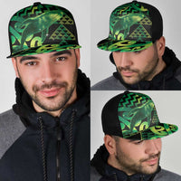 Humpback Whale Matariki New Zealand Mesh Trucker Cap NZ Maori Paikea Poutama Luxury Green