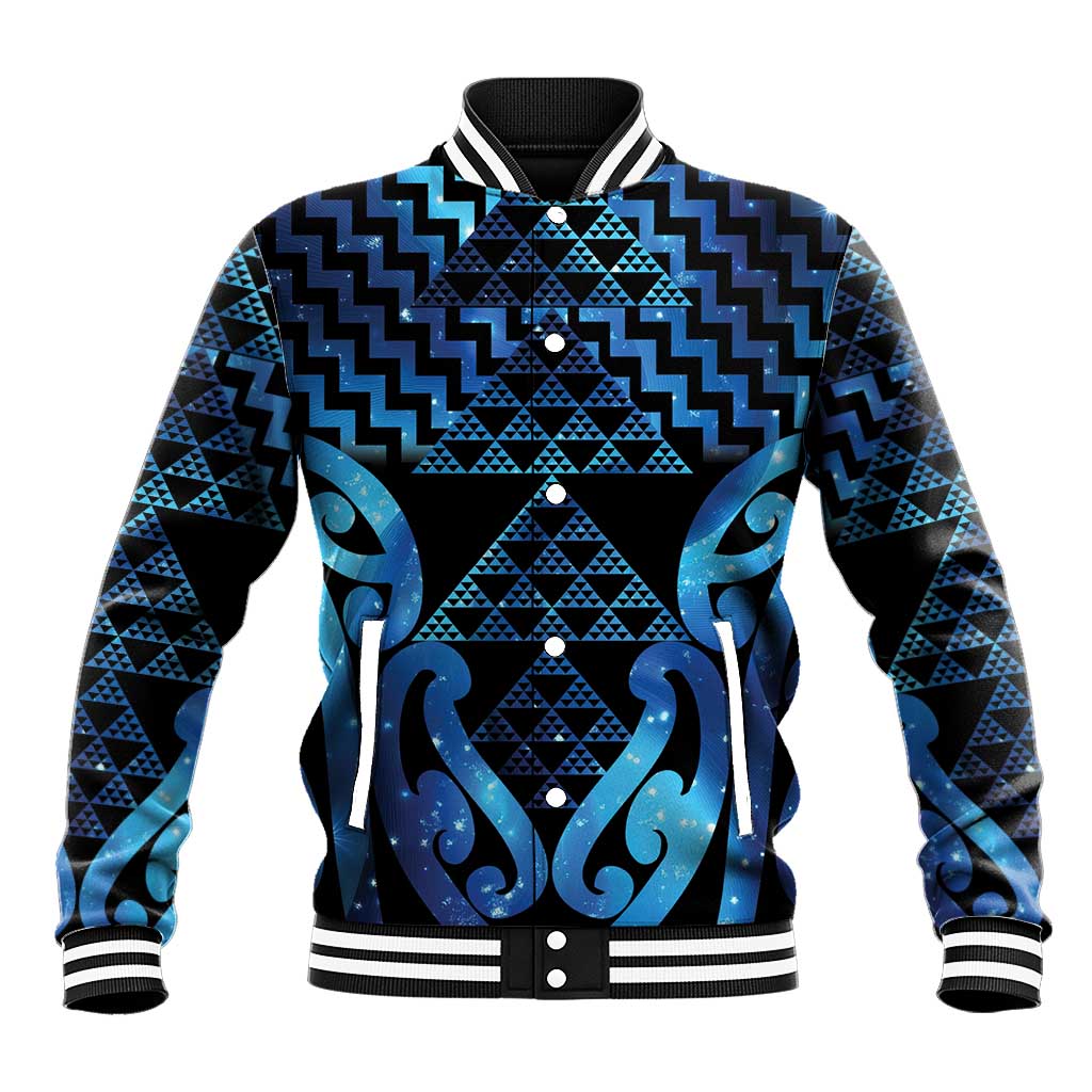 Taniko Motifs Matariki New Zealand Baseball Jacket NZ Niho Taniwha Poutama