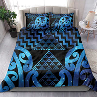 Taniko Motifs Matariki New Zealand Bedding Set NZ Niho Taniwha Poutama