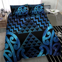 Taniko Motifs Matariki New Zealand Bedding Set NZ Niho Taniwha Poutama