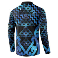 Taniko Motifs Matariki New Zealand Button Sweatshirt NZ Niho Taniwha Poutama LT14 - Polynesian Pride