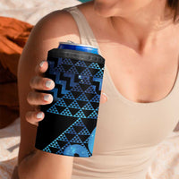 Taniko Motifs Matariki New Zealand 4 in 1 Can Cooler Tumbler NZ Niho Taniwha Poutama