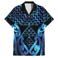 Taniko Motifs Matariki New Zealand Family Matching Summer Maxi Dress and Hawaiian Shirt NZ Niho Taniwha Poutama