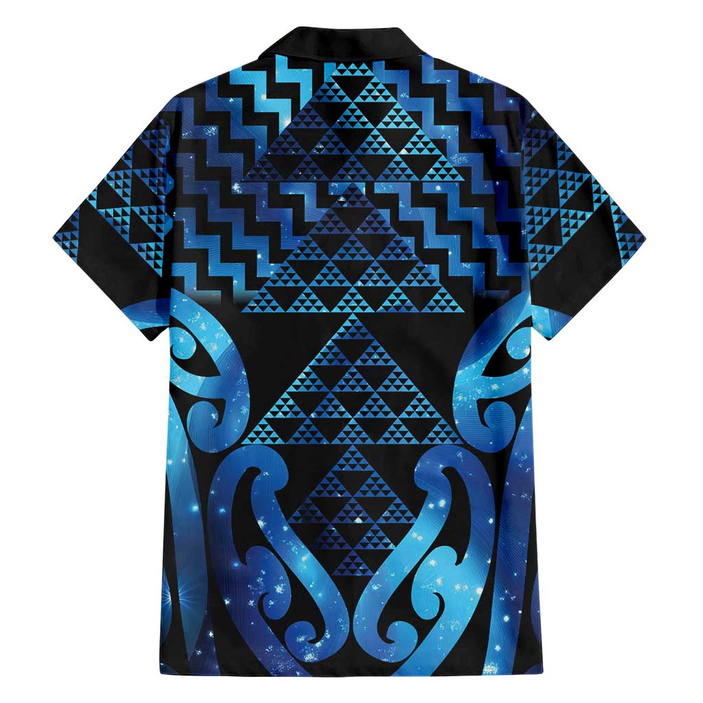 Taniko Motifs Matariki New Zealand Family Matching Summer Maxi Dress and Hawaiian Shirt NZ Niho Taniwha Poutama