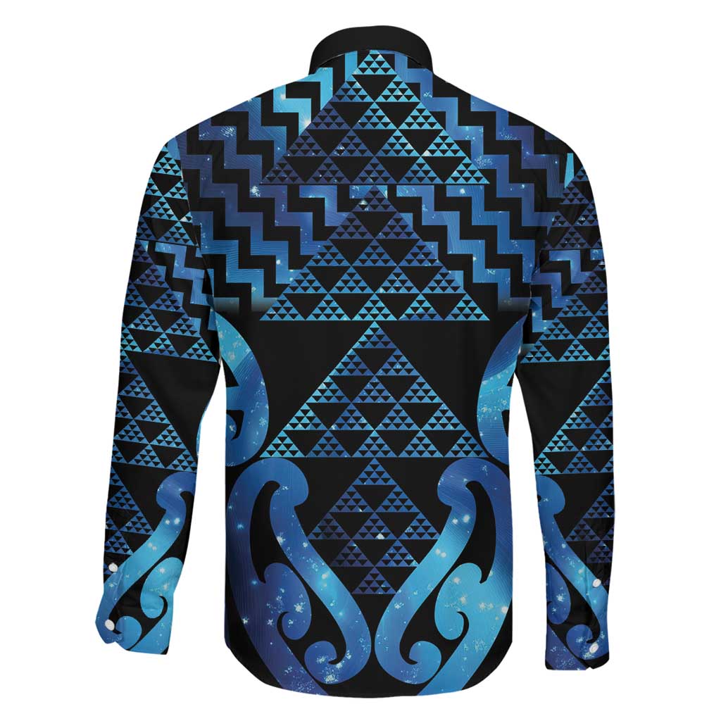 Taniko Motifs Matariki New Zealand Family Matching Summer Maxi Dress and Hawaiian Shirt NZ Niho Taniwha Poutama