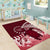Cook Islands Mangaia Gospel Day Area Rug Polynesian Art With Sea Turtle