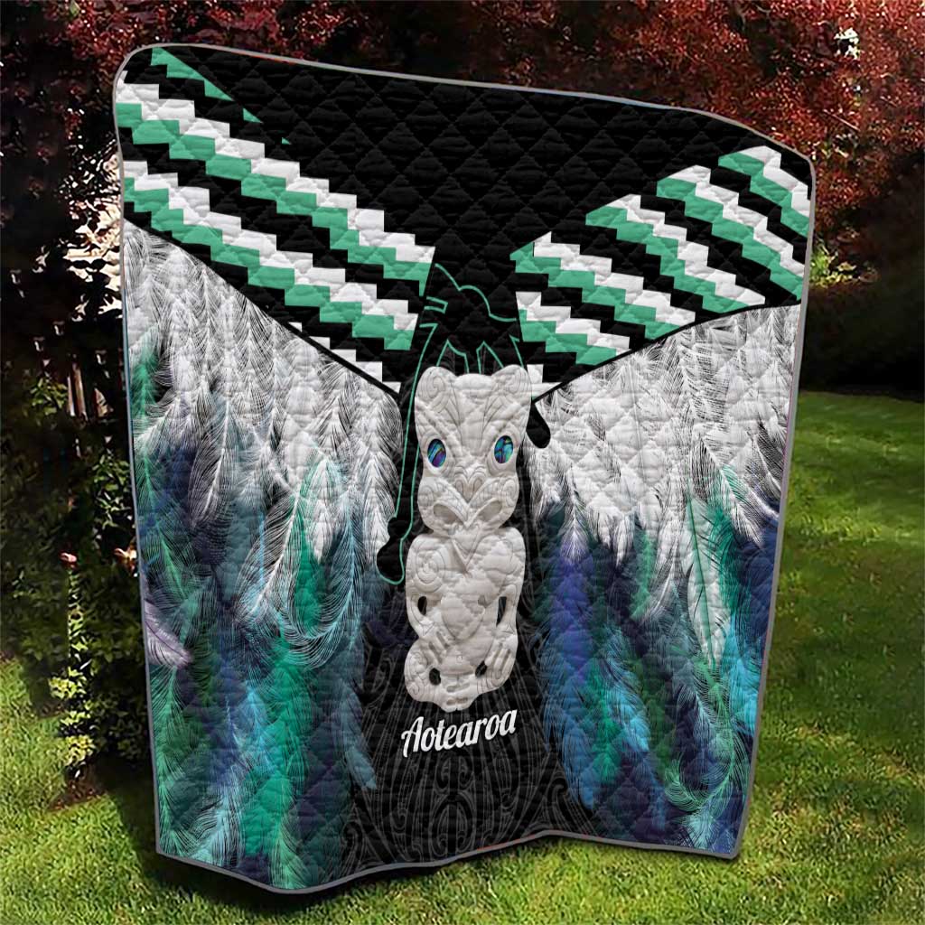 Aotearoa Korowai Motif Quilt Hei Tiki Poutama Maori Pattern