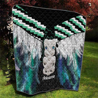 Aotearoa Korowai Motif Quilt Hei Tiki Poutama Maori Pattern