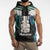 Aotearoa Korowai Motif Sleeveless Hoodie Hei Tiki Poutama Maori Pattern - Polynesian Pride