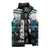 Aotearoa Korowai Motif Sleeveless Puffer Jacket Hei Tiki Poutama Maori Pattern - Polynesian Pride