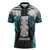 Aotearoa Korowai Motif Zipper Polo Shirt Hei Tiki Poutama Maori Pattern - Polynesian Pride