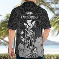 Polynesian Pride King Kamehameha Day Hawaii Hawaiian Shirt Polynesia Tribal Kanaka And Hibiscus Black LT14 - Polynesian Pride