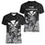Polynesian Pride King Kamehameha Day Hawaii Women V Neck T Shirt Polynesia Tribal Kanaka And Hibiscus Black LT14 - Polynesian Pride