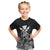 Personalised King Kamehameha Day Hawaii Kid T Shirt Polynesia Tribal Kanaka And Hibiscus Black LT14 Black - Polynesian Pride