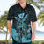 Polynesian Pride King Kamehameha Day Hawaii Hawaiian Shirt Polynesia Tribal Kanaka And Hibiscus Turquoise LT14 - Polynesian Pride