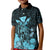 Polynesian Pride King Kamehameha Day Hawaii Kid Polo Shirt Polynesia Tribal Kanaka And Hibiscus Turquoise LT14 Kid Turquoise - Polynesian Pride