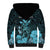 Polynesian Pride King Kamehameha Day Hawaii Sherpa Hoodie Polynesia Tribal Kanaka And Hibiscus Turquoise LT14 - Polynesian Pride