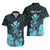 Personalised King Kamehameha Day Hawaii Hawaiian Shirt Polynesia Tribal Kanaka And Hibiscus Turquoise LT14 - Polynesian Pride