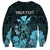 Personalised King Kamehameha Day Hawaii Sweatshirt Polynesia Tribal Kanaka And Hibiscus Turquoise LT14 - Polynesian Pride