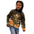 Polynesian Pride King Kamehameha Day Hawaii Kid Hoodie Polynesia Tribal Kanaka And Hibiscus Gold LT14 - Polynesian Pride