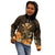 Polynesian Pride King Kamehameha Day Hawaii Kid Hoodie Polynesia Tribal Kanaka And Hibiscus Gold LT14 - Polynesian Pride