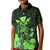 Polynesian Pride King Kamehameha Day Hawaii Kid Polo Shirt Polynesia Tribal Kanaka And Hibiscus Green LT14 Kid Green - Polynesian Pride