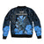 Polynesian Pride King Kamehameha Day Hawaii Bomber Jacket Polynesia Tribal Kanaka And Hibiscus Blue LT14 - Polynesian Pride