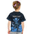 Personalised King Kamehameha Day Hawaii Kid T Shirt Polynesia Tribal Kanaka And Hibiscus Blue LT14 - Polynesian Pride