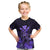Personalised King Kamehameha Day Hawaii Kid T Shirt Polynesia Tribal Kanaka And Hibiscus Purple LT14 Purple - Polynesian Pride