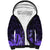 Personalised King Kamehameha Day Hawaii Sherpa Hoodie Polynesia Tribal Kanaka And Hibiscus Purple LT14 Unisex Purple - Polynesian Pride