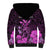 Polynesian Pride King Kamehameha Day Hawaii Sherpa Hoodie Polynesia Tribal Kanaka And Hibiscus Pink LT14 - Polynesian Pride