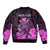 Personalised King Kamehameha Day Hawaii Bomber Jacket Polynesia Tribal Kanaka And Hibiscus Pink LT14 - Polynesian Pride