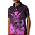 Personalised King Kamehameha Day Hawaii Kid Polo Shirt Polynesia Tribal Kanaka And Hibiscus Pink LT14 Kid Pink - Polynesian Pride