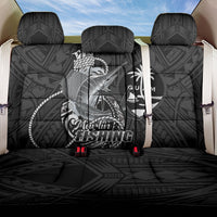 Guam Blue Marlin Fishing Back Car Seat Cover Guahan Fish Hook Tattoo Black Version LT14 One Size Black - Polynesian Pride