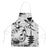 Japan And Hawaii Apron Sakura Koi Fish Hawaiian Lei Kanaka - Polynesian Pride