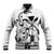 Japan And Hawaii Baseball Jacket Sakura Koi Fish Hawaiian Lei Kanaka - Polynesian Pride