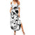 Japan And Hawaii Family Matching Summer Maxi Dress and Hawaiian Shirt Sakura Koi Fish Hawaiian Lei Kanaka - Polynesian Pride