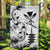 Japan And Hawaii Garden Flag Sakura Koi Fish Hawaiian Lei Kanaka - Polynesian Pride